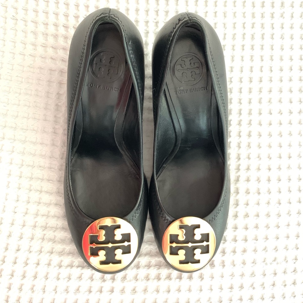 Tory Burch black wedge